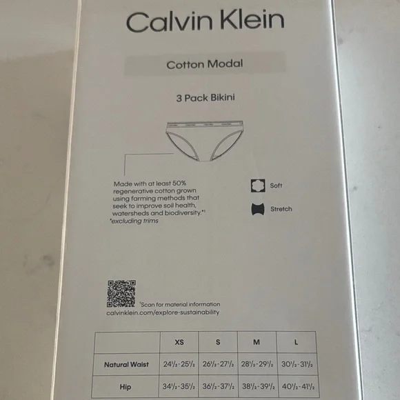 Calvin Klein women Underwear 3-Pack - Black, Gray, White - Picture 2 of 5